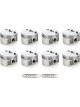 Race Tech Piston Flat Top 4.040in Bore -5.00 cc Skirt SBC Set of 8