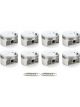 Race Tech Piston Flat Top 4.500in Bore -3.00 cc BBC Set of 8
