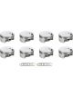 Race Tech Piston Flat Top 4.500in Bore -3.00 cc BBC Set of 8