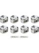 Race Tech Piston Dome 4.280in Bore + 28.90 cc BBC Set of 8