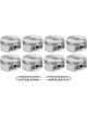 Race Tech Piston Dome 4.500in Bore + 19.40 cc BBC Set of 8