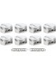 Race Tech Piston Dome 4.560in Bore + 9.50 cc BBC Set of 8
