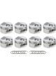 Race Tech Piston Dome 4.500in Bore + 38.40 cc BBC Set of 8