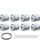 Race Tech SBF FT Piston Set w/TWH 4.125 Bore -3.8cc