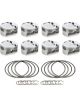 Race Tech Piston Dished 4.010in Bore -10.00 cc Fits GM LS Set of 8