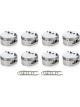 Race Tech Piston Flat Top 4.030in Bore -5.20 cc SBF Set of 8