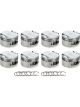 Race Tech Piston Flat Top 3.631in Bore -3.00 cc Fits Coyote Set of 8