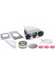 Racing Power Street Hood Scoop Plain Polished