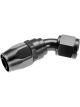 Redhorse Performance Hose End 1045 Series 45Deg 16 AN Black