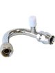 Aeroflow Air Con 135 Degree Fitting -8AN With Charge Port