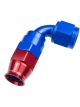 Redhorse Performance Hose End 1290 Series 90Deg 6 AN PTFE Blue Red