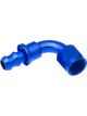 Redhorse Performance Hose End 2090 Series 90Deg 8 AN PTFE Blue Red