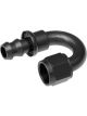Redhorse Performance Hose End 2180 Series 180Deg 4 AN PTFE Black