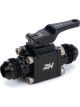 Redhorse Performance Shut Off Valve Manual 8AN to 8AN Male Black