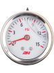 Redhorse Performance Fuel Pressure Gauge 0-15 psi Mechanical White