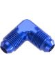 Redhorse Performance 8an Male 90-Deg Flare Adapter Fitting Blue