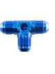 Redhorse Performance 8an Male Tee w/1/8npt Port Blue