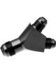 Redhorse Performance Y Block 10 AN Dual 8 AN Male Outlets Black