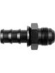 Redhorse Performance 6an Male to 3/8 Hose Barb Straight Black