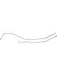 Right Stuff Detailing 70 - 74 GM Rear Axle Brake Lines - Stainless