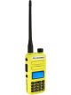 Rugged Radios 2-Way Radio 1 Man UHF VHF Signal GMRS FRS Yellow