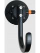 Seasucker Utility Hook Suction Cup Mount Wall Mount Plastic Black
