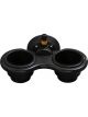 Seasucker Cup Holder Suction Cup Mount Wall Mount Two Cup Black