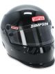 Simpson Helmet SD1 Snell 2020 Head and Neck Support Ready Black Small