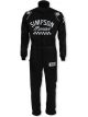 Simpson Driving Suit Checkers X-Large Black SFI 3.2A/5