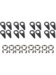Stage 8 Fasteners Locking Clips C-Clips Locks 3/4in Dia Set of 16
