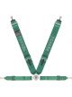 Takata Harness Race 4-Point Bolt-In 3in Shoulder 2in Lap Grn
