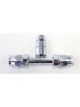 Aeroflow Air Con Straight Inline -6AN Fitting With Charge Port