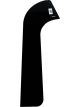 True Performance Splitter Right Black Asphalt Outlaw 1/4in