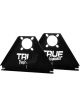 True Performance Toe-In Plates Steel Black Mini Cup 4x4 Pair