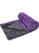 Wizard Drying Towel Hybrid Fast Pass 28 x 20in Polyester Gray Purple