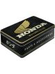 Nostalgic-Art Flat Storage Tin Honda Mc Parts Gold 23x16x7cm