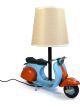 Auto Petit USB LED Lamp Scooter Blue and Red 29x15x34cm