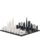 Boyle Skyline Chess London vs New York Edition Wood Board 38x38x20cm