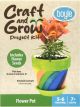 Boyle Craft and Grow Project Kit Flower Pot with Seeds