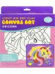 Boyle Light Air Dry Clay Canvas Art Kit Unicorn