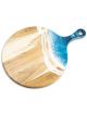 Boyle Round Acacia Resin Cheese Paddle Ocean Vibes 43x30x1.6cm