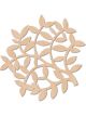 Boyle Wooden Coaster Leaves 10x10x0.3cm