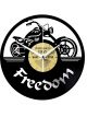 Boyle Yesterday's Vinyl Wall Clock Freedom Motor 30cm