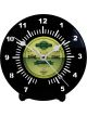 Boyle Yesterday's Vinyl Deskclock 18cm Yellow and Green
