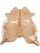 Boyle Genuine Cowhide Rug Beige and White 3.40 4sqm