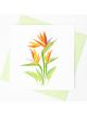 Boyle Quilled Greeting Card Bird of Paradise Flower 15x15cm