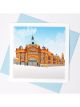 Boyle Quilled Greeting Card Flinders Street Station Melbourne 15x15cm