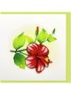 Boyle Quilled Greeting Card Hibiscus 15x15cm