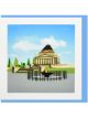 Boyle Quilled Greeting Card Shrine of Remembrance 15x15cm