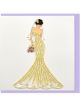 Boyle Quilled Greeting Card Bride 15x15cm
